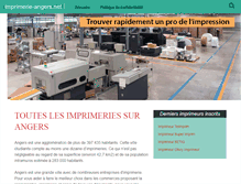 Tablet Screenshot of imprimerie-angers.net